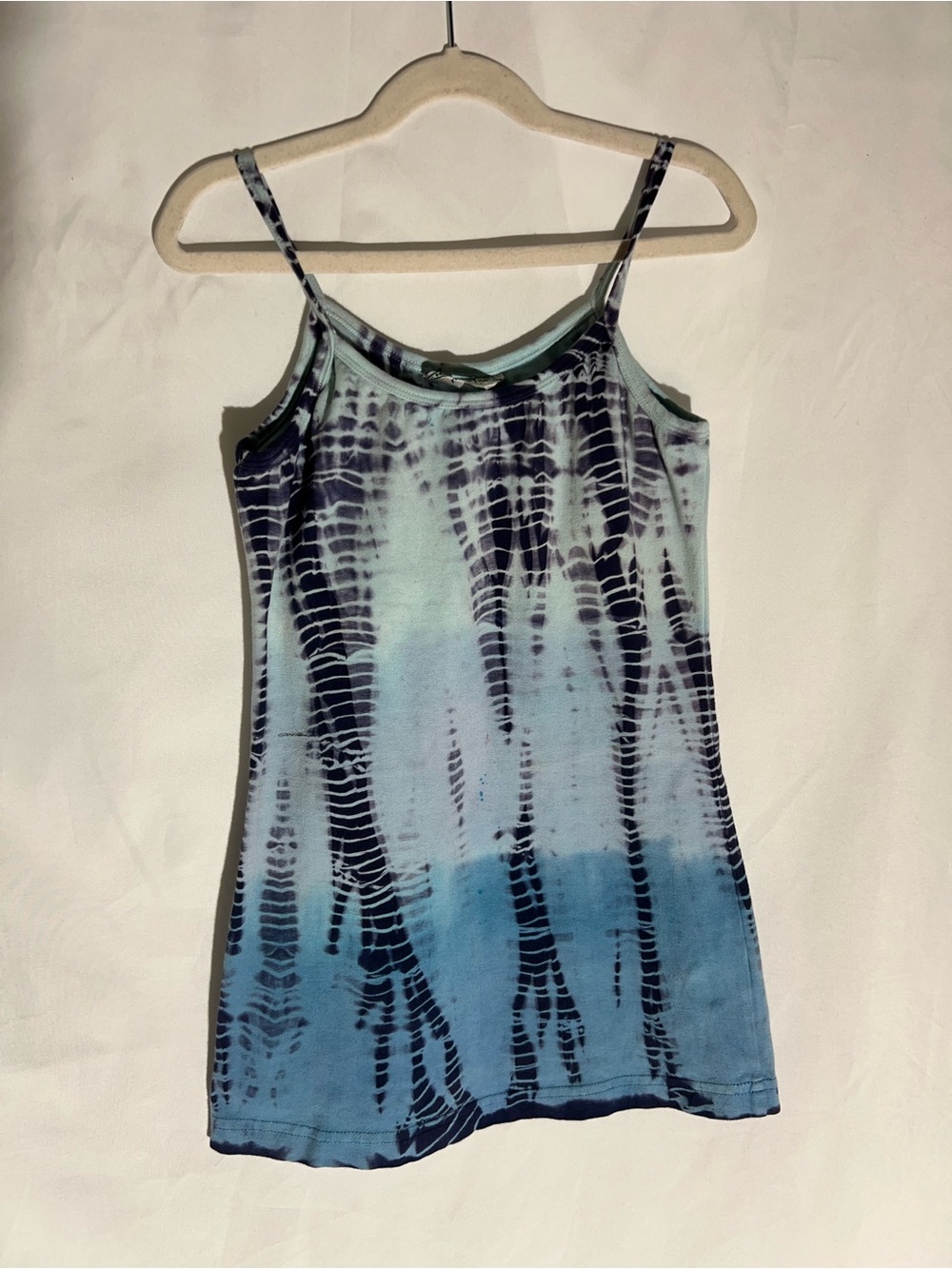 NWOT Woman’s HARD TAIL 90% Cotton Tie Dye Shelf Bra Waist Tank Top